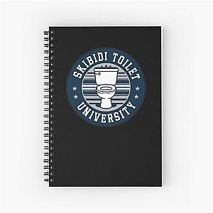 Skibidi University Funny Meme Spiral Notebook