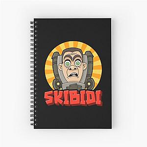 Skibidi Cute Spiral Notebook Design