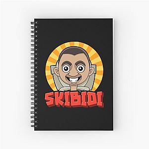 Skibidi Cute Spiral Notebook Design