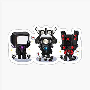 Skibidi Toilet Chibi Sticker