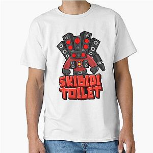 Skibidi Toilet Titan Speakerman Cute Classic Design T-Shirt