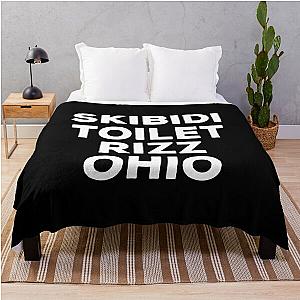 Skibidi Throw Blanket