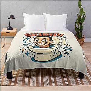 Skibidi Viral Throw Blanket