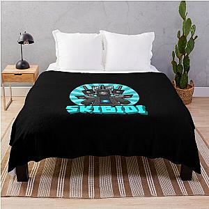 Skibidi Cute Throw Blanket