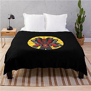 Skibidi Cute Funny Design Throw Blanket