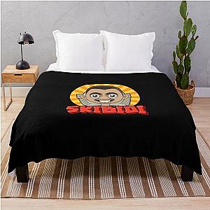 Skibidi Toilet Design Throw Blanket