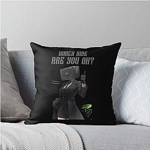 Eye-Popping Skibidi Toilet Animation Tee for Enthusiasts Throw Pillow