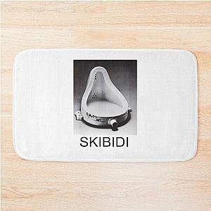 Skibidi Toilet Art Meme Marcel Duchamp Fountain Bath Mat