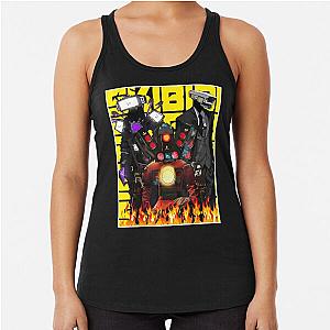 Skibidi Toilet Racerback Tank Top