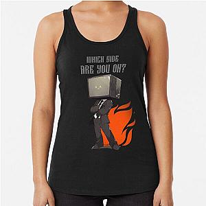 Eye-Popping Skibidi Toilet Animation Tee for Enthusiasts Racerback Tank Top