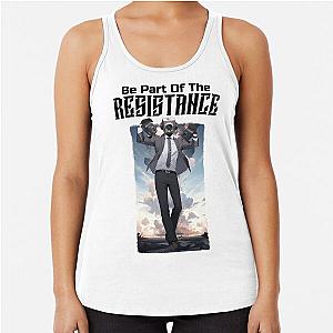 Eye Popping Skibidi Toilet Animation Tee for Enthusiasts Racerback Tank Top