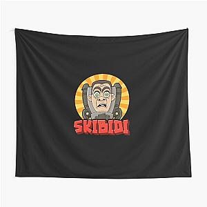 Skibidi Cute Funny Design Tapestry