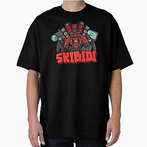 Skibidi Cute Design Oversized T-Shirt
