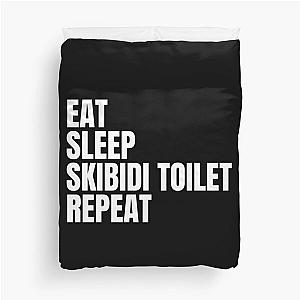 Eat Sleep Repeat Duvet Cover