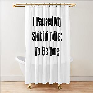 I paused my Skibidi toilet shower here