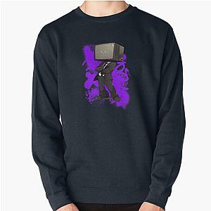 Man Skibidi Pullover Sweatshirt