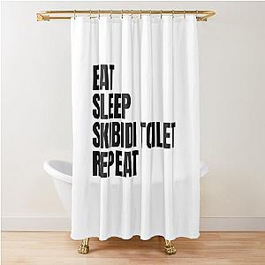 Eat Sleep Shower Curtain
