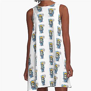 Skibidi Toilet Adventure A Line Dress