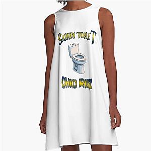 Skibidi Toilet Ohio Riz memes Gen Y A-Line Dress