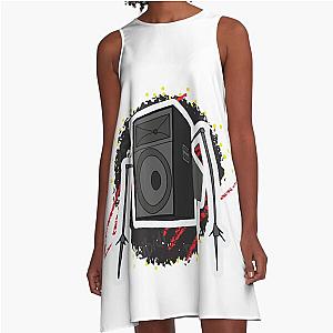 Speaker Strider Skibidi A-Line Dress