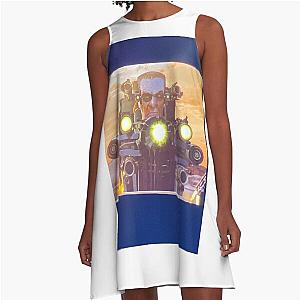 G Man Skibidi A-Line Dress