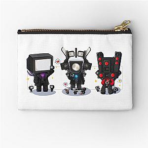 Skibidi Chibi Zipper Pouch