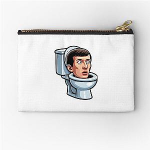 Skibidi Sticker Zipper Pouch