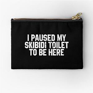 I Paused My Skidi Toilet to be Zipper Pouch