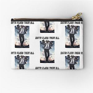 Eye-Popping Skibidi Toilet Animation Tee Zipper Pouch for Enthusiasts!