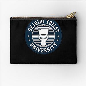 Skibidi Toilet University Funny Meme Gear Zipper Pouch