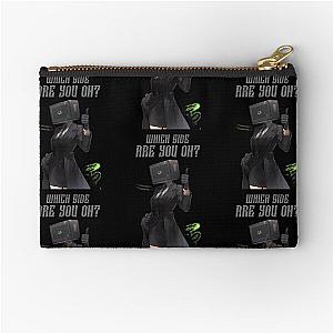 Eye-Popping Skibidi Toilet Animation Tee Zipper Pouch for Enthusiasts