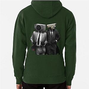 Skibidi Toilet Speakerman Cameraman Pullover Hoodie