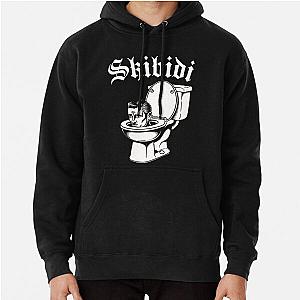Skibidi Goth Black Metal Hoodie
