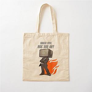 Eye-Popping Skidi Toilet Animation Tee for Enthusiasts Cotton Tote Bag