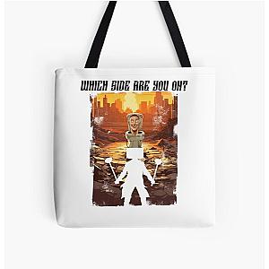 Eye-Popping Skidi Toilet Animation Tee for Enthusiasts All Over Print Tote Bag