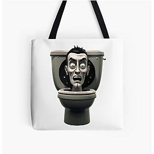 Skibidi All Over Print Tote Bag