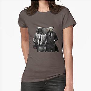 Skibidi Toilet - Speaker & Camerman Fitted T-Shirt