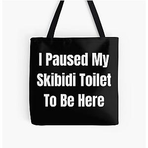 I paused my Skibidi Tote Bag