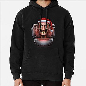 Merry Christmas Skibidi Toelet Pullover Hoodie