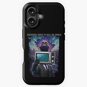Eye-Popping Skidi Toilet Animation Tee for Enthusiasts iPhone Tough Case