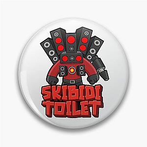 Skibidi Toilet Speakerman Design Pin
