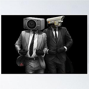 Skibidi Toilet Speakerman Cameraman Poster
