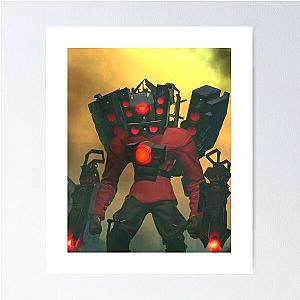 TV Man Skibidi Toilet Poster