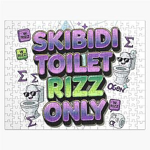 Skibidi Y2K Meme Digital Art Jigsaw Puzzle
