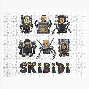 Skibidi Toilet costume, Speaker man, Camera man, TV, Jigsaw Puzzle