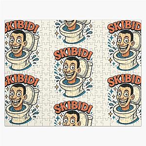 Skibidi Toilet Viral Toilet Meme Jigsaw Puzzle