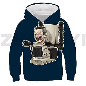 Skibidi Toilet TV Man Speaker Man Toilet Man Characters Hoodies