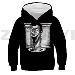 Skibidi Toilet 3D Print Funny Oversized Pullovers Hoodies