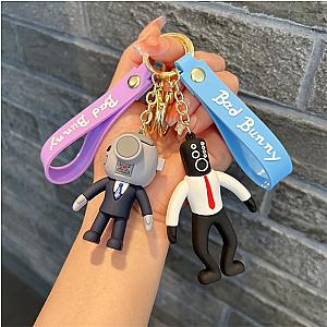 Skibidi Toilet Cute Cartoon Character Keychains