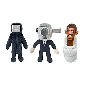 30cm 3pcs Toilet Man TV Man Camera Man Skibidi Toilet Plush